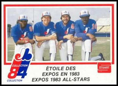 36 Expo '83 All Stars (Andre Dawson, Tim Raines, Steve Rogers, Gary Carter)